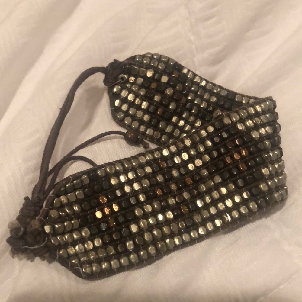 BP Adjustable Beaded Bracelet